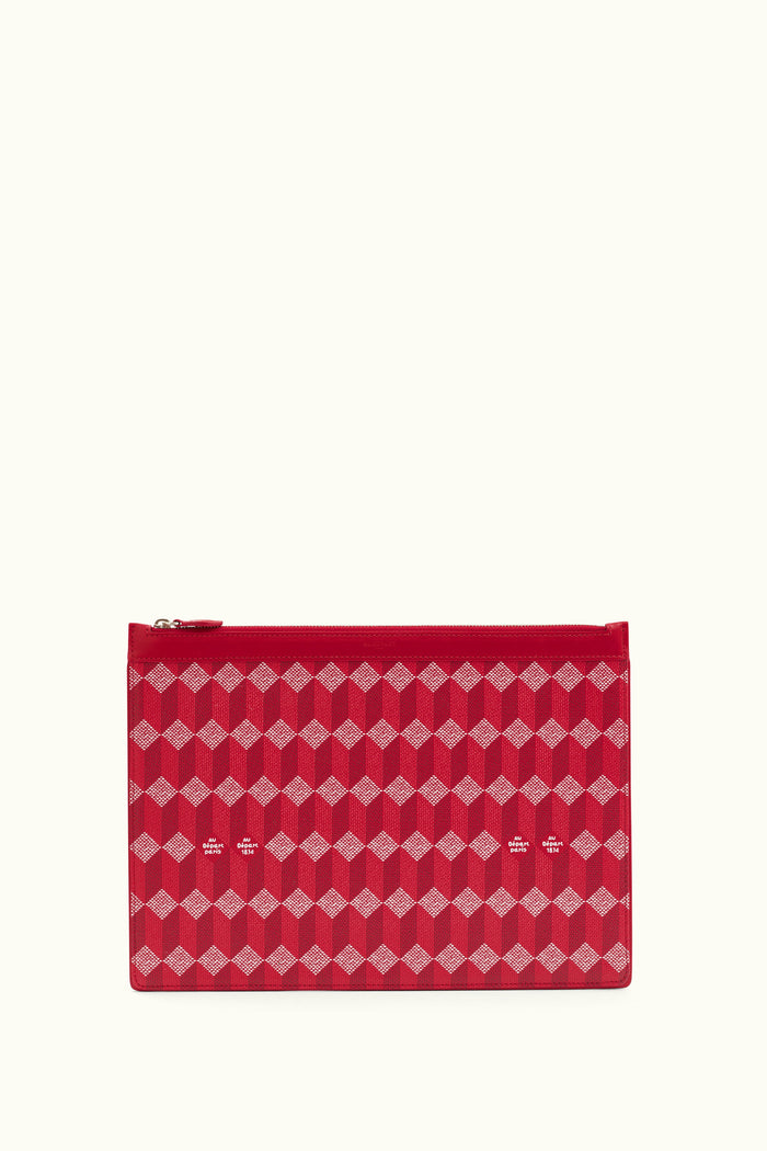 Red / Coated Canvas